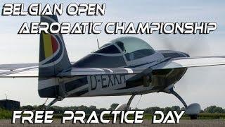 4K UHD Behind The Scene of The Belgian Open Aerobatic Championship  2019 Free Practice Day