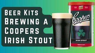 Brewing a Coopers Irish Stout Kit | Home brew beer kit