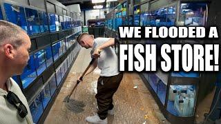 I FLOODED AN AQUARIUM STORE!!!