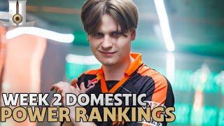 Week 2 Power Rankings #LEC #LCK #LTA Early Overreactions