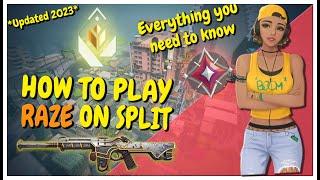 THE COMPLETE RAZE MAP GUIDE for SPLIT 2.0 in VALORANT!! *Updated 2023*