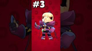 TOP 5 SKINS IN BRAWL STARS!