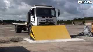 Heald Ltd - HT1 VIPER Anti terrorist shallow mounted roadblocker crash test