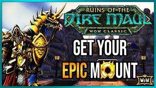 Dire Maul Release - How To Get Your Paladin Charger | Classic WoW