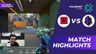 Sentinels First Match with Shroud | Sentinels vs The Guard - Highlights | VALORANT LCQ : VCT NA