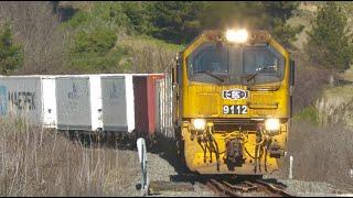 Rail traffic on the Napier Line - by Drone