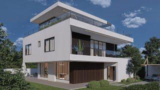 Luxury Modern House Design | 4 Bedroom | 270 sqm.