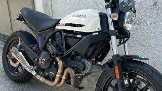 Soundcheck on Ducati Scrambler Sixty2 with Zard Full System!