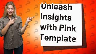 How Can I Use the Pink Social Media Analytics Template by Danalyser?