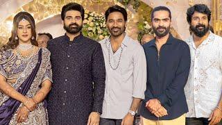 Metro Shirish Wedding Dhanush, Simbu, Sivakarthikeyan, Arya Attends & Wishes | STR Speech