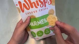 Whisps Cheese Crisps - Parmesan Cheese Snacks Keto Snacks