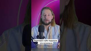 ПЕРЕСАДКА ЗУБА - не удаляй зуб мудрости пока не посмотрел этот ролик #стоматология #пломба #имплант