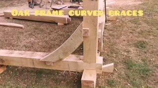 making curved oak braces