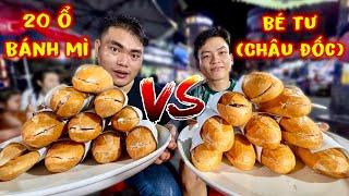 Náo Loạn Chợ Châu Đốc 2 Thanh Niên Đua Nhau Ăn 20 Ổ Bánh Mì Tại Tiệm Bánh Mì Bé Tư Nổi Tiếng