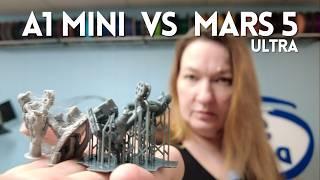 3D Printing D&D Minis: Bambu A1 Mini vs Mars 5 Ultra