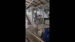 detwisting, slitting and washing machine