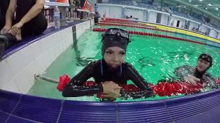 Alona Amosova. DYN 100m. Kiev Freediving Cup 2018