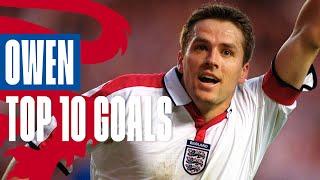 10 INCREDIBLE MICHAEL OWEN GOALS ️  Best Goals for the Three Lions | Top 10 | England