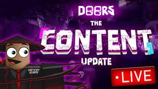 Playing the DOORS CONTENT UPDATE (ADMIN PANEL) - Live!