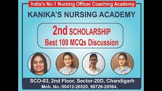 Solved Scholarship exam PART 2: KANIKA'S NURSING ACADEMY