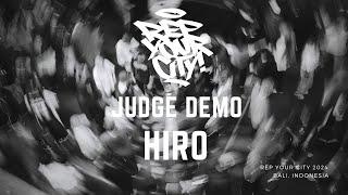 Judge Demo - Hiro (Japan) - Rep Your City 2024 / Bali, Indonesia