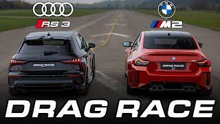 BMW M2 vs. Audi RS3 | DRAG RACE