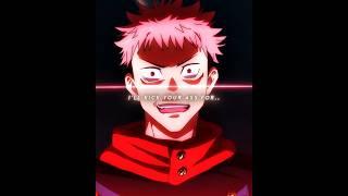 "I'LL KICK YOU ASS FOR.." // JUJUTSU KAISEN SUKUNA AND ITADORI EDIT #jujutsukaisen #edit #shorts