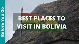 13 BEST Places to visit in BOLIVIA (Ultimate BUCKET LIST) | Top Things to do in BOLIVIA