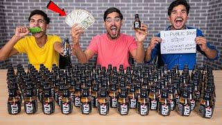 ₹1,00,000 Cold Drink Challenge | Looser Will Public Dance