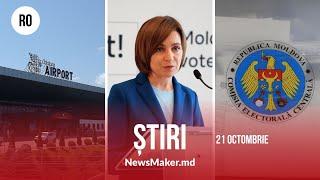 100% din voturi numărate/ Stoianoglo pune condiții lui Sandu/ A 3-a licitație la aeroport, anulată