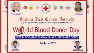 #worldblooddonorday #redcross #westgodavari #bhimavaram #krishnaraogopisetti #ircs