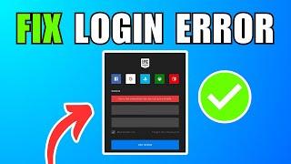 How To Fix Epic Games Login Error | Can't Log In