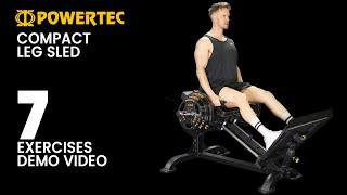 7 Must-Try Exercises on the Powertec Compact Leg Sled | Maximize Your Leg Gains at Home! ️‍️