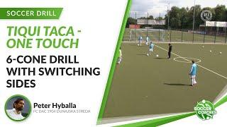 Tiqui Taca - One Touch Soccer | 6 Player Drill with Switching Sides