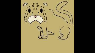 표범 ( #leopard ) 친구 그리기 #shorts