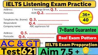 IELTS Listening | Listening Practice | ielts | Exam-621  #ielts #listening