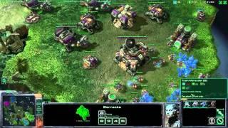 TheTuninator and OopMyDowns play Starcraft II 2v2