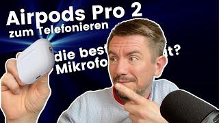 Apple Airpods Pro 2 Mic Test beim Telefonieren und in Videokonferenzen