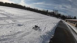 FireTeam with paddle tires in snow 12 28 2022