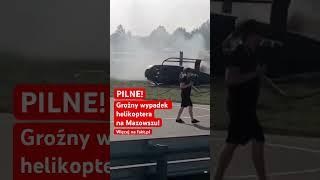 TRAGEDIA w powiecie Szydłowieckim! #fakt #helikopter #wiadomości #pilne