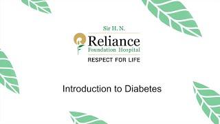 Introduction to Diabetes | Dr. David Chandy