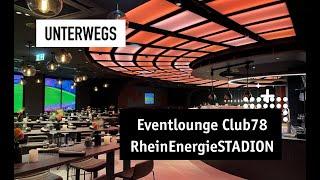 Erleben Sie Architektur in der Eventlounge Club78 im RheinEnergieSTADION