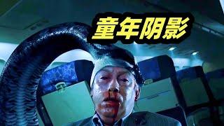 毒蛇攻陷深夜航班，一口吞下成年男人的头！ 灾难恐怖片《航班蛇患》