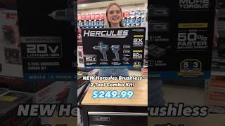 Hercules 20V Brushless Cordless 2-Tool Combo Kit | Harbor Freight