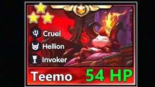 *World's First* 3-Star Teemo Costs 54 HP!!⭐⭐⭐S5.5 Rivival