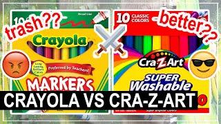 BETTER Than Crayola!? (Cra-Z-Art Markers Review)