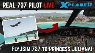 FlyJSim Boeing 727 Freighter flown by 737 Pilot | Havana - St. Maarten SXM | X-Plane 11