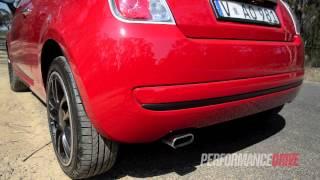 2013 Fiat 500 TwinAir engine sound and 0-100km/h