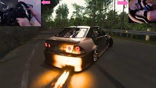 Toyota Altezza Morning Drifts on Usui Touge - No Assists - Assetto Corsa | Thrustmaster Gameplay Cam