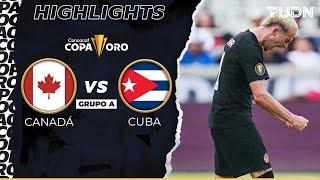 Resumen y goles | Canadá 4-2 Cuba | Copa Oro 2023 | TUDN